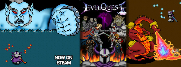 EvilQuest now on Steam!