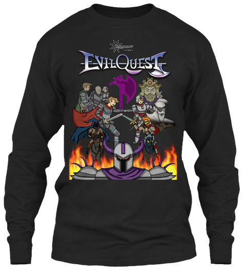 EvilQuest Box Art Men's Long Sleeve Tee